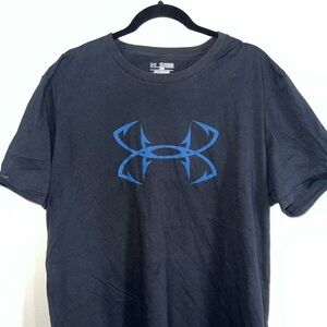 Under Armour Black and Blue Short Sleeve Tee